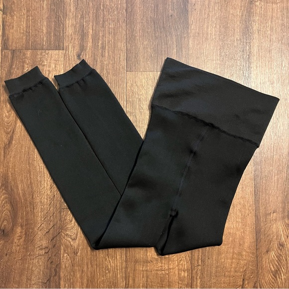 Free Country Pants & Jumpsuits Faux Fur Lined Black Leggings Poshmark